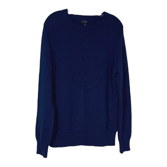 J. Crew Cotton Cable Knit Anchor Sweater - Picture 2 of 4